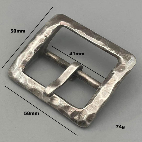 925 Sterling Silver Buckle,Premium Leather Belt Buckle,Leather Craft Belt Hardwares