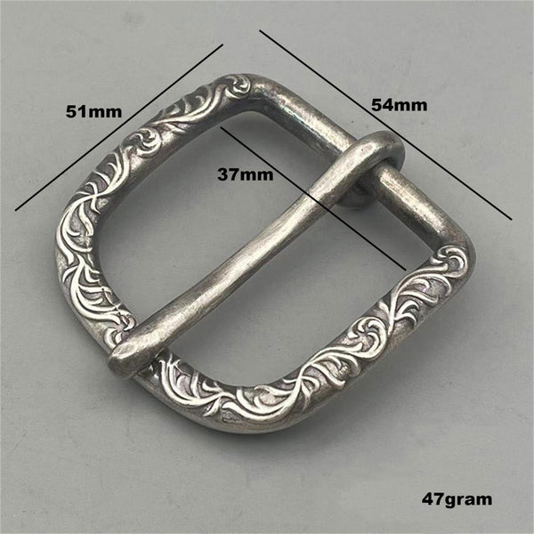 925 Sterling Silver Buckle,Premium Leather Belt Buckle,Leather Craft Belt Hardwares