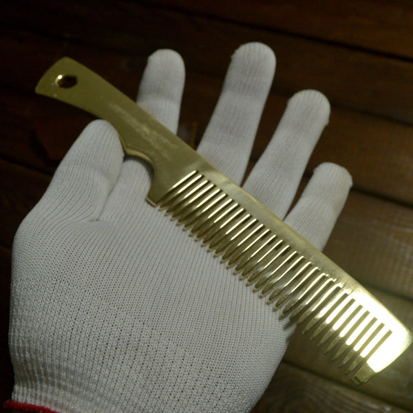 Handmade Brass Hair Comb Women Men Premium Hair Brush Combs