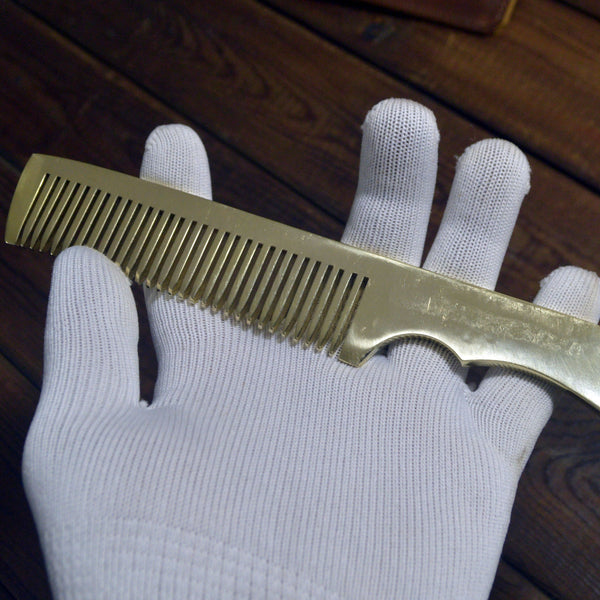 Handmade Brass Hair Comb Women Men Premium Hair Brush Combs