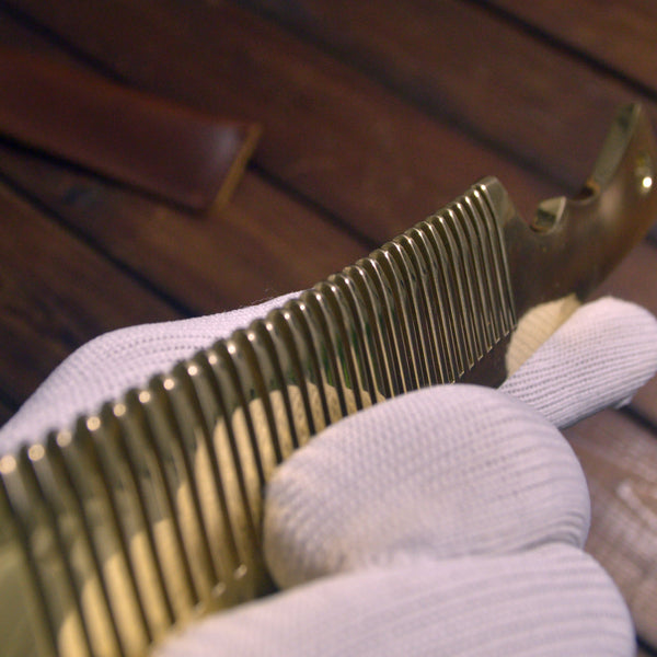 Handmade Brass Hair Comb Women Men Premium Hair Brush Combs