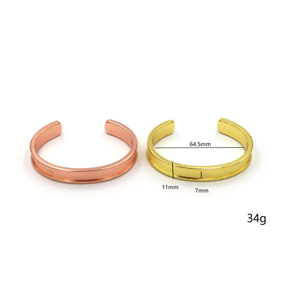 DIY Cuff Bracelet Blank Leather Bracelet Hardware