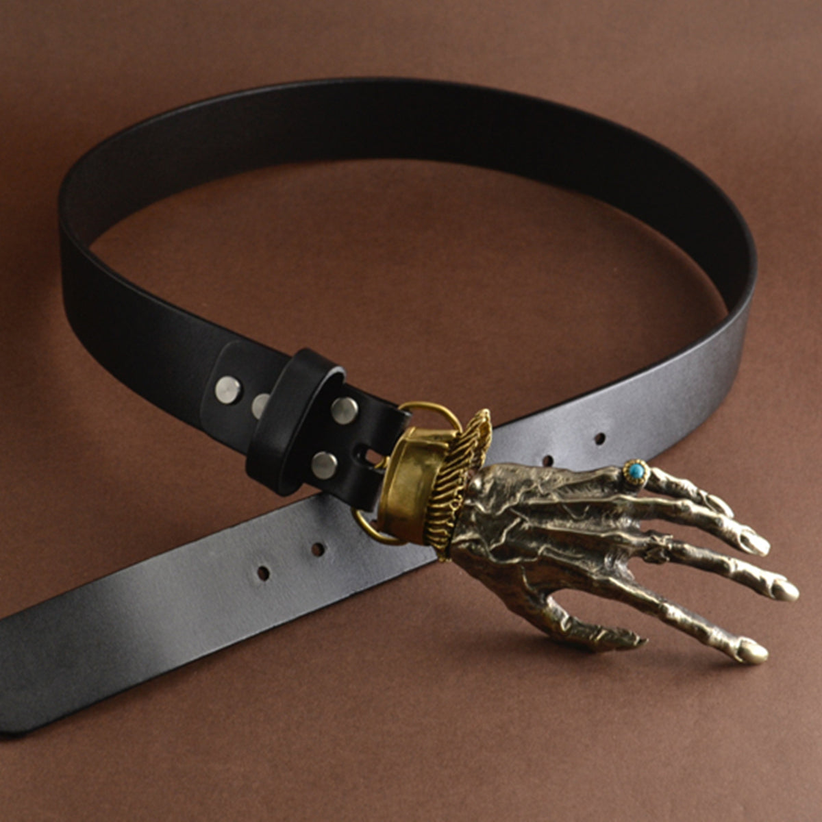 GhostSkullHandBuckleBelts_3_12  display picture 3