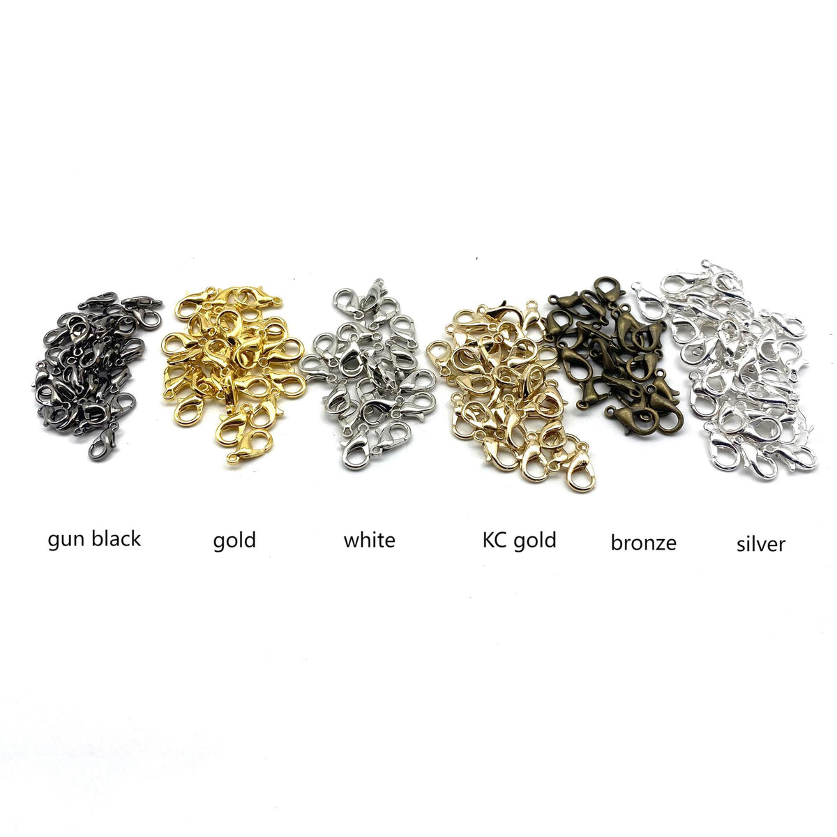 Lobster Clasp Closure 12x6mm Sterling Silver Findings – Metal
