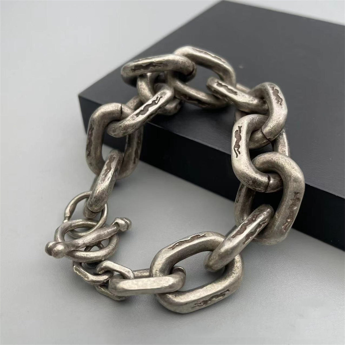 925 Sterling Silver Bracelets Cross Link Chain Bracelets