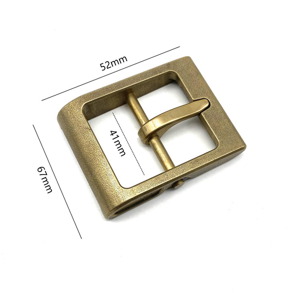 Japanese Design Belt Buckle Detachable Solid Brass Buckles