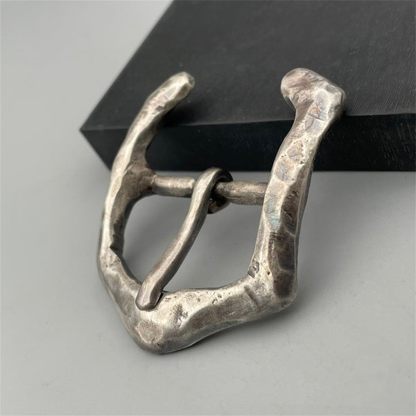 925 Sterling Silver Buckle,Premium Leather Belt Buckle,Leather Craft Belt Hardwares