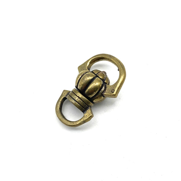 Brass Swivel Bomb Ring Hook Double Side Swivel Loop for Chain Connector