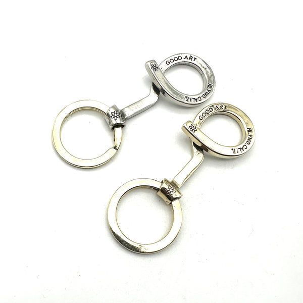 Street Wear Men's Belt Keychain Jeans Fitting Accessories "Good Art"