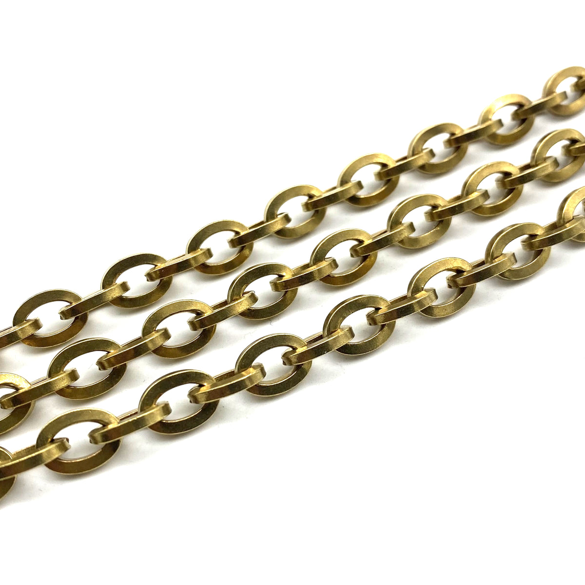 Brass Oval Cable Link Chain 2.1x8.8x12.1mm,Handbag Chain,Purse