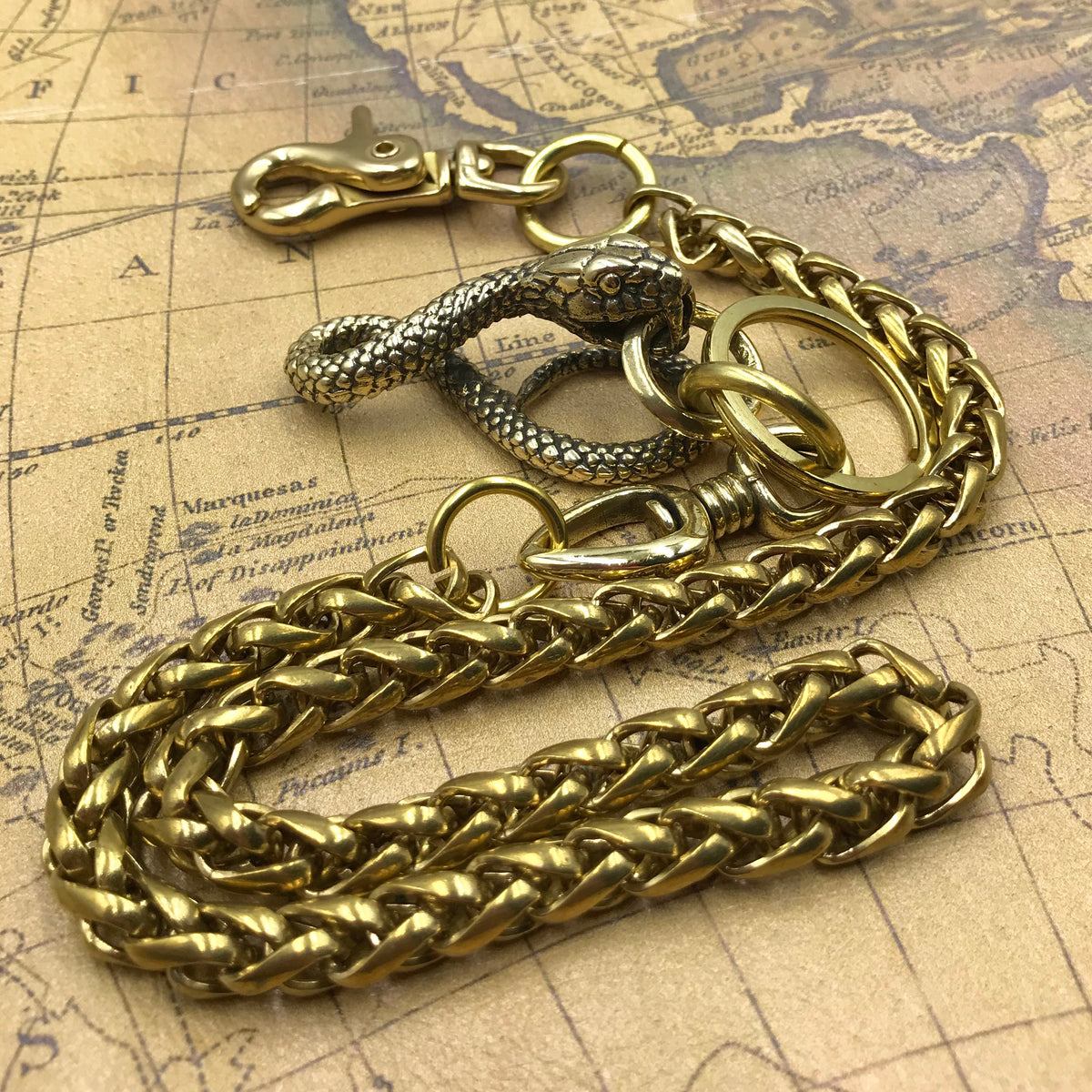 Snake Hook Biker Wallet Chain,Leather Purse Chain,Cowboy
