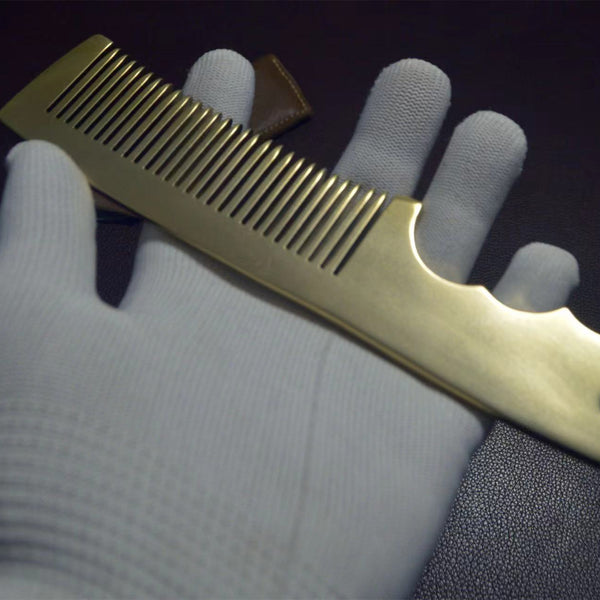 Handmade Brass Hair Comb,Hair Brush,Gift for Father&Mother,Birthday Gift