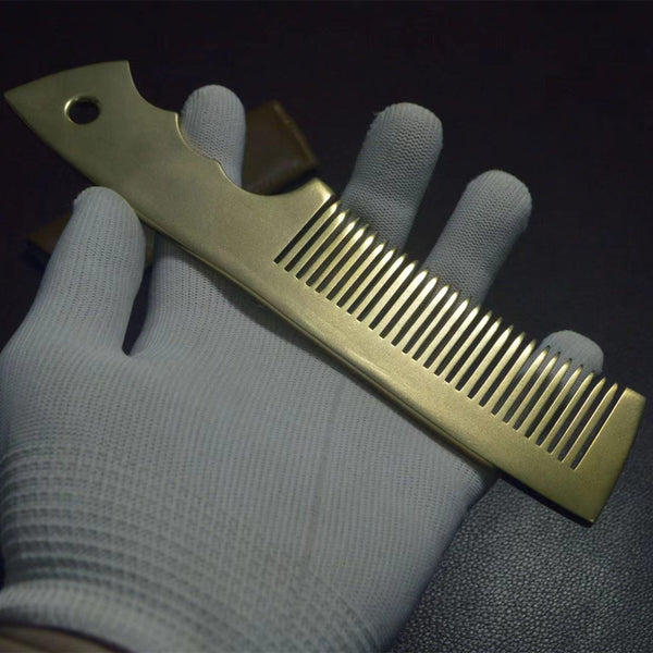 Handmade Brass Hair Comb,Hair Brush,Gift for Father&Mother,Birthday Gift
