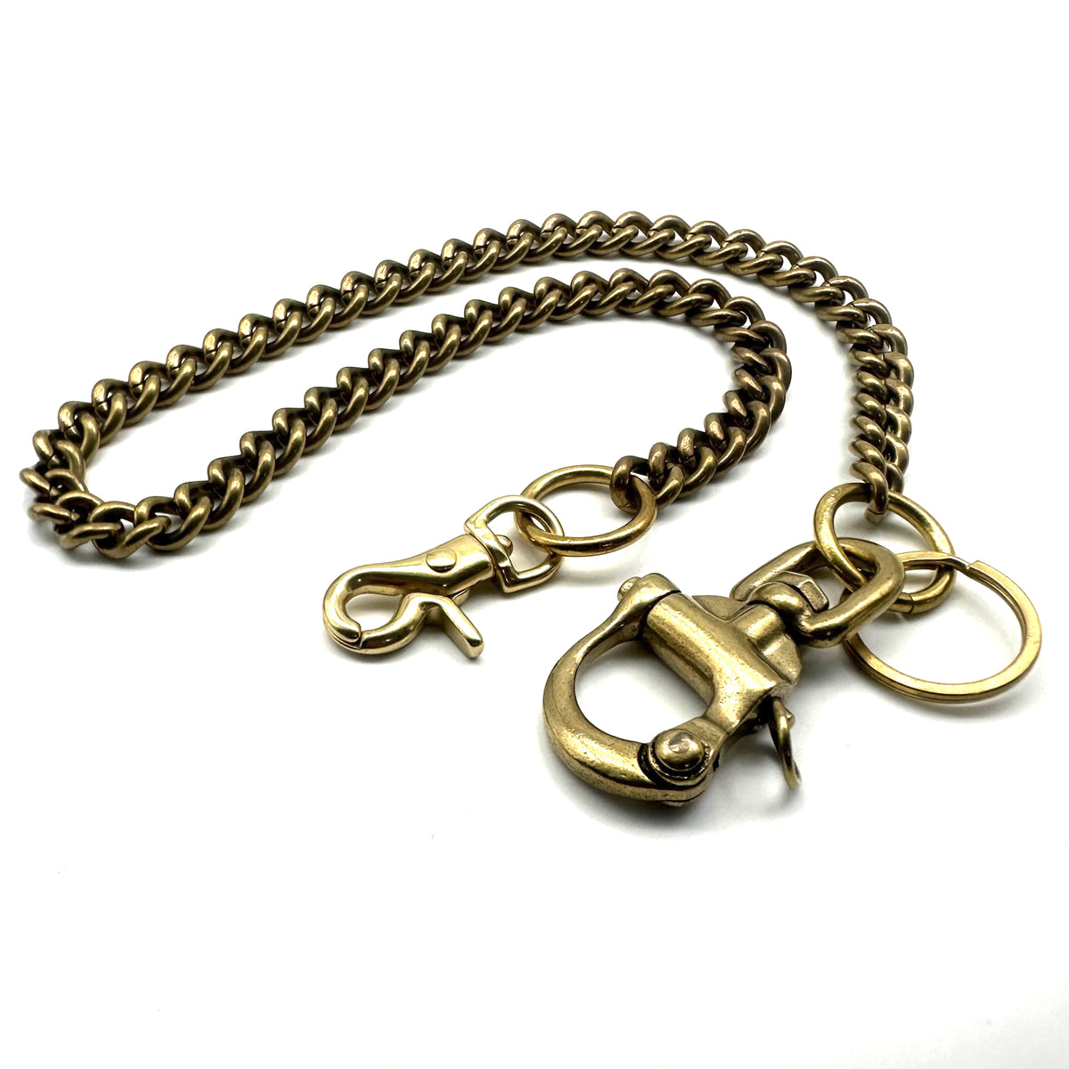 Anchor Snap Clasp Hook Biker Wallet Chain Leather Purse Chain