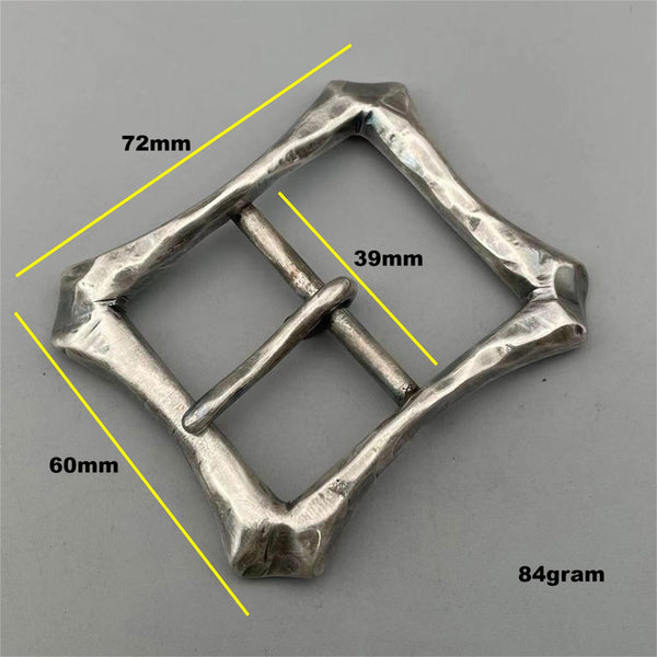 925 Sterling Silver Buckle,Premium Leather Belt Buckle,Leather Craft Belt Hardwares