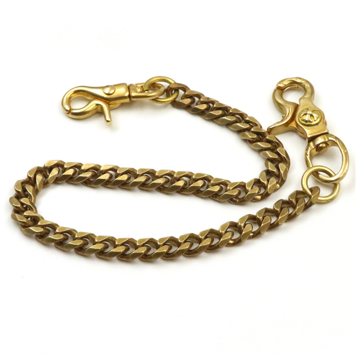 小物 CALEE Brass Wallet Chain Brass Chain Wallet Brass Biker Wallet Chain,Leather Purse Chain