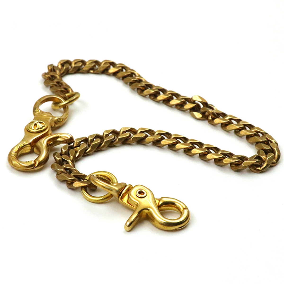 Brass Chain Wallet Brass Biker Wallet Chain,Leather Purse Chain