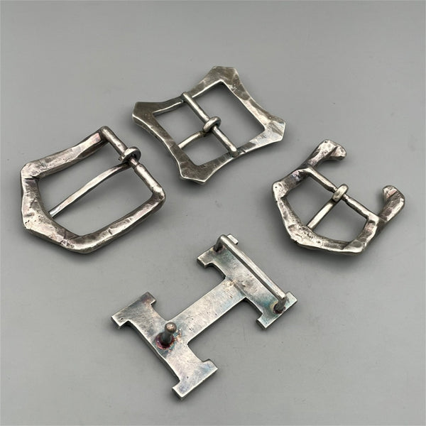 925 Sterling Silver Buckle,Premium Leather Belt Buckle,Leather Craft Belt Hardwares