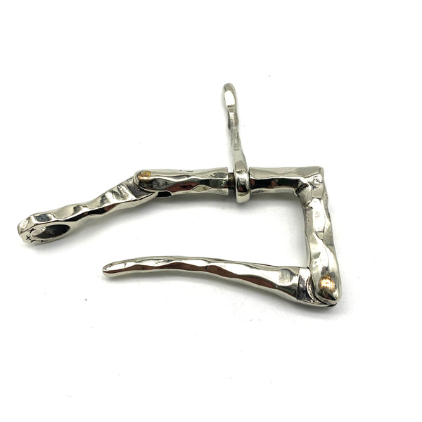 Silver Quick Release Belt Buckles for Belt 37-38mm Mens Streetwear Buckle