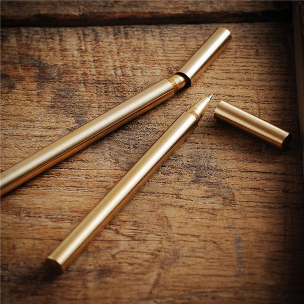 Brass Ballpoint Pen - Metal Field Shop