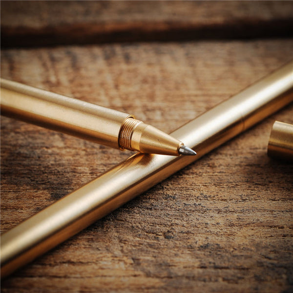 Brass Ballpoint Pen - Metal Field Shop