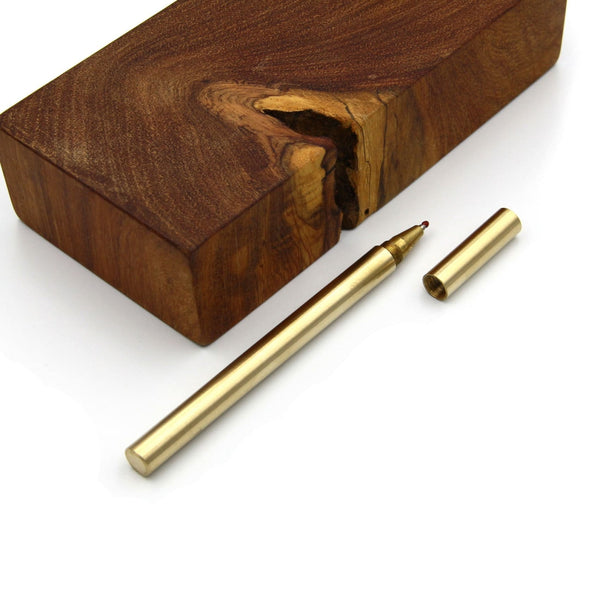 Brass Ballpoint Pen - Metal Field Shop