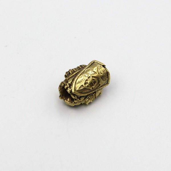 Crusades Design Paracord Beads Retro Brass - Metal Field