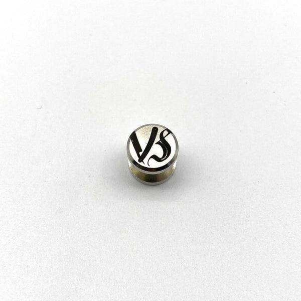 Custom Logo&Text Leather Screw Rivets Silver Chicago Rivets