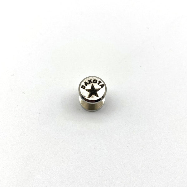 Custom Logo&Text Leather Screw Rivets Silver Chicago Rivets
