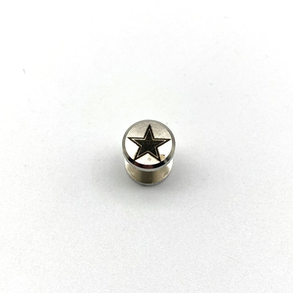Custom Logo&Text Leather Screw Rivets Silver Chicago Rivets