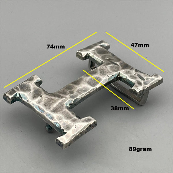 925 Sterling Silver Buckle,Premium Leather Belt Buckle,Leather Craft Belt Hardwares