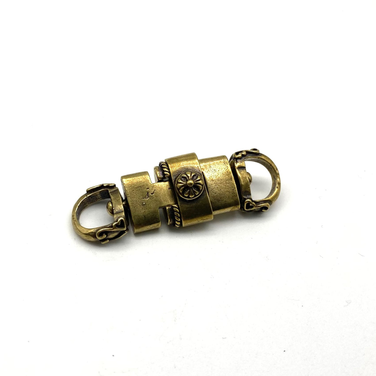 Swivel Double Head Hook Keychain Decor Connector Brass Chain