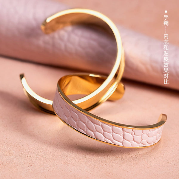 DIY Cuff Bracelet Blank Leather Bracelet Hardware
