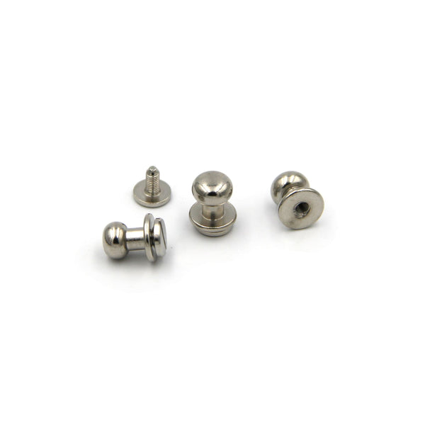 Brass Screw Button 10x8x10 mm - Metal Field Shop