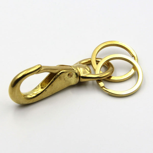 Brass Snap Hook Key chain Manager - Metal Field