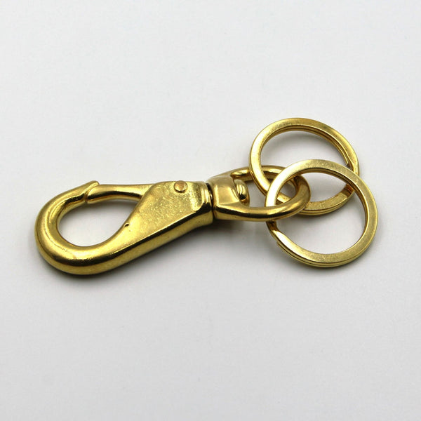 Brass Snap Hook Key chain Manager - Metal Field