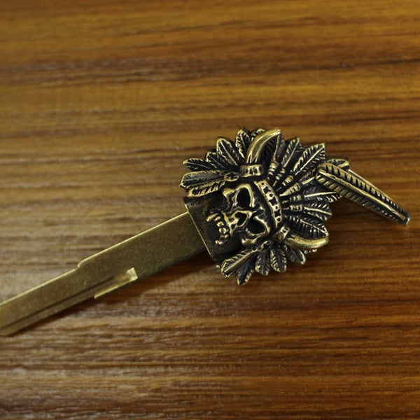 Custom Key Fob For Cars&Motorcycle,Brass Key Top Head,Key Cap Covers,Key Modify,Custom Motorcycle Key