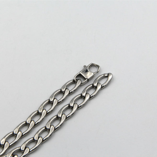 Mens Chain Bracelets Stainless Steel Popular for Men Cuff Stainless Steel Accessories - Metal Field