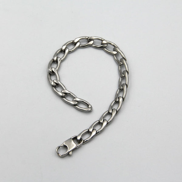Mens Chain Bracelets Stainless Steel Popular for Men Cuff Stainless Steel Accessories - Metal Field