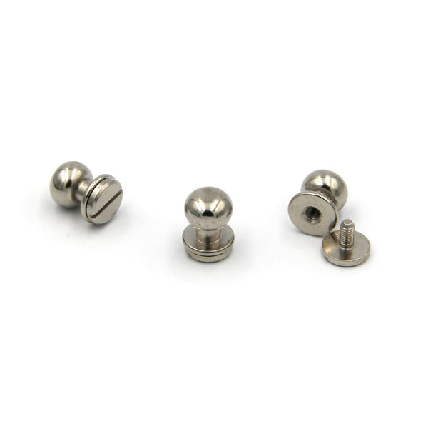 Brass Screw Button 11x10x12 mm - Metal Field Shop