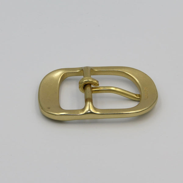 Solid Brass Long Pin Buckle 40mm - Metal Field Shop