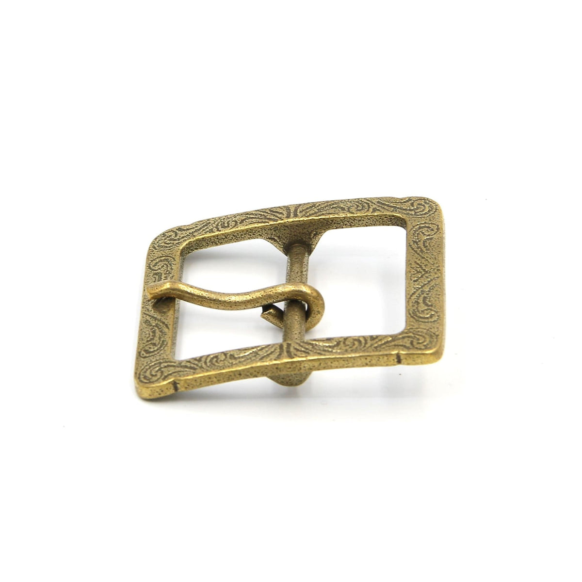Vintage Belt Buckle Engraved Arabesque Style 41mm – Metal Field Shop