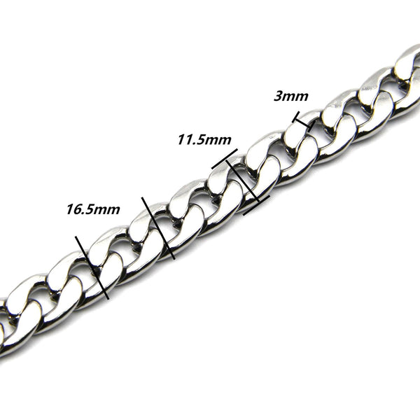 NK Chain Figaro Chain Stainless Steel 11,5mm