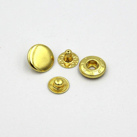 12.5mm Brass Snap Button Leather Craft Fastener Closure - Buttons & Snaps