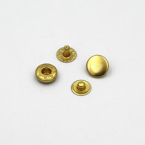 15mm Brass Snap Button Leather Craft Fastener Closure - Buttons & Snaps