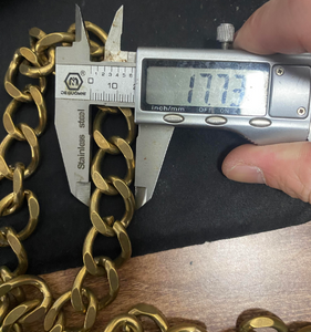 1M brass chain