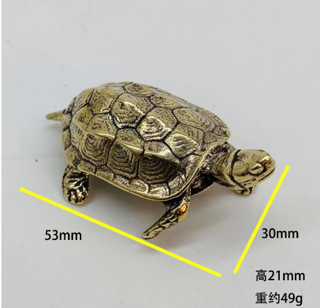 Brass Turtle Figurine,Tabletop Decoration Ornament,Turtle Statue,Turtle Knick Knack,Children's Gifts