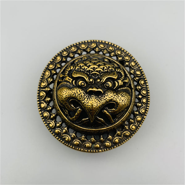 Roc Bird Copper Dressing Buckle Animal Design Buckle