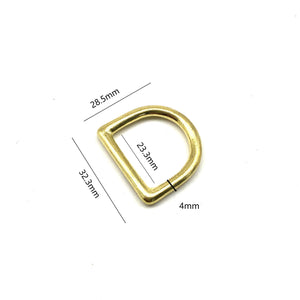 Premium Bag D Loop Seamless Gold D Ring 23mm