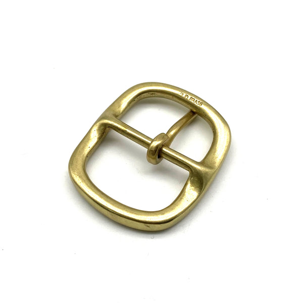 35mm Brass Centre Bar Buckles Women Men Leather Belt Buckle<br>